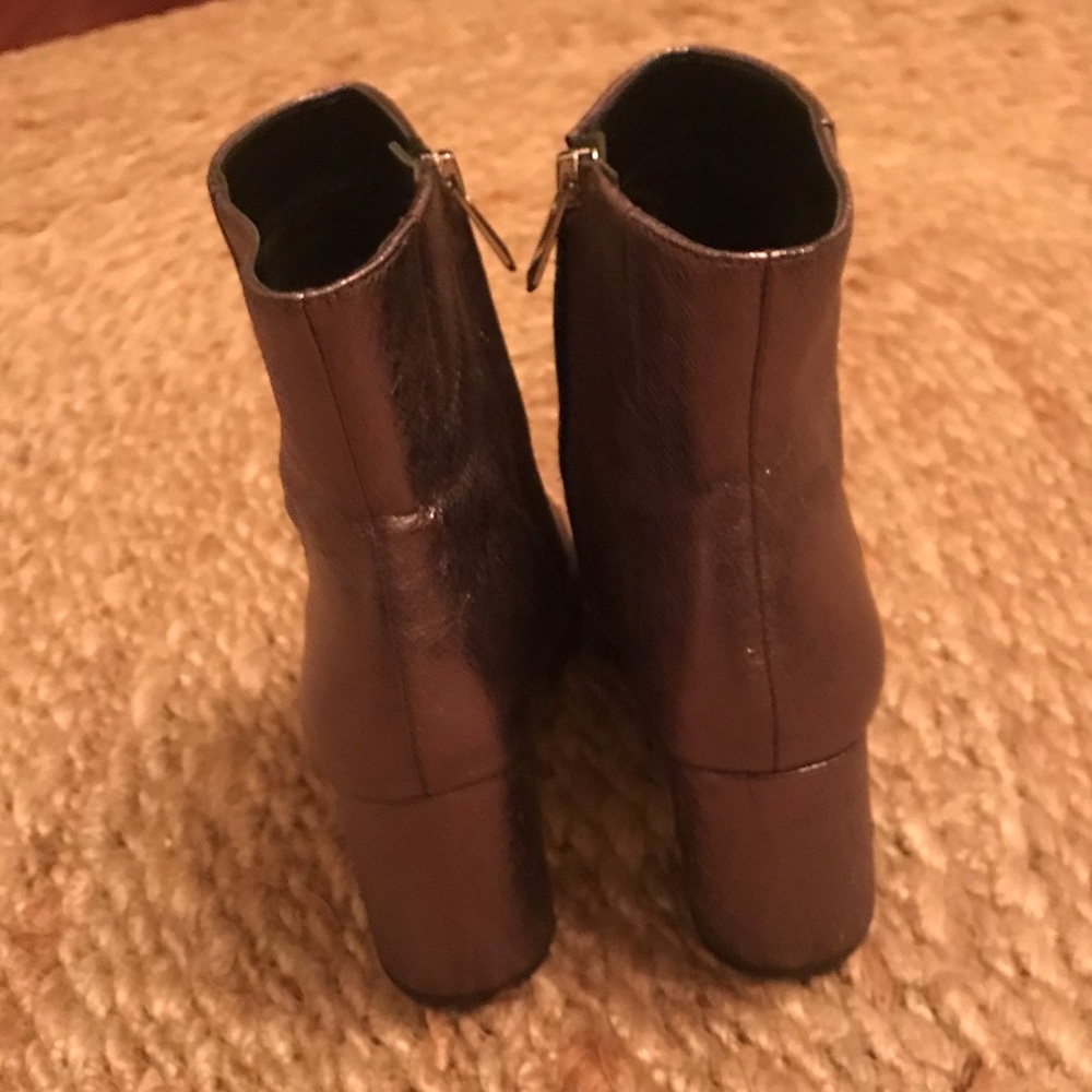 Sam Edelman Shine Subtle Silver Bootie - Picture 5 of 6